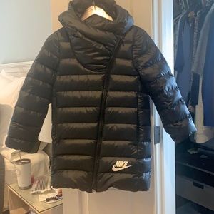 Kids Winter Black Nike Coat